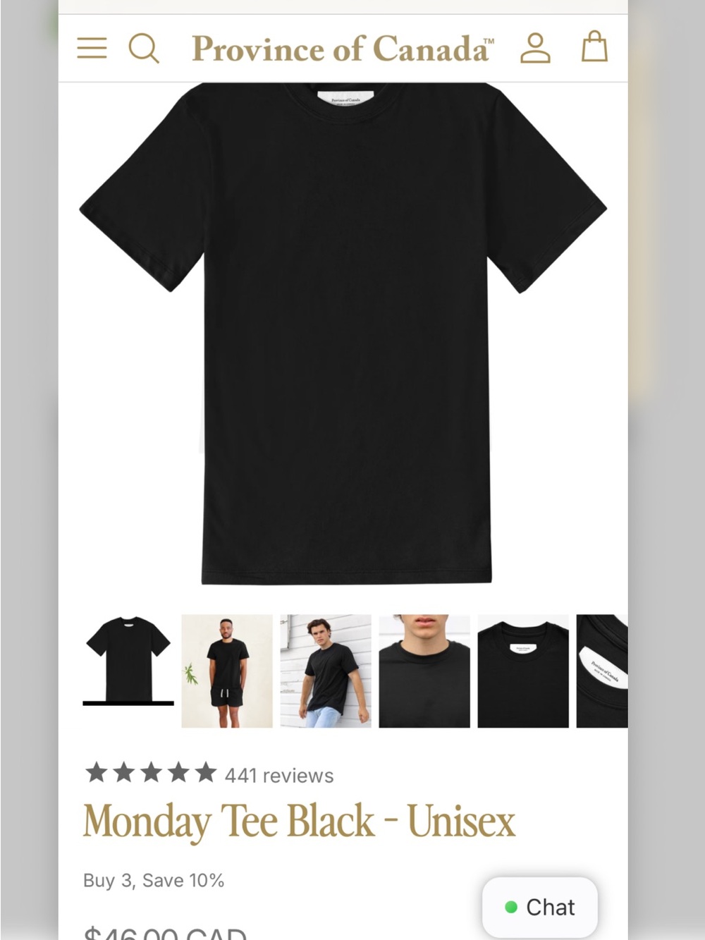 Monday Tee - Black